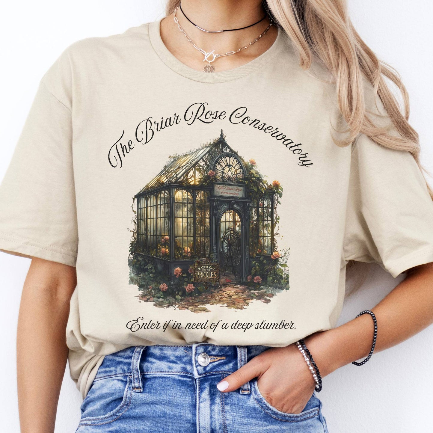 T-Shirts The Briar Rose Conservatory Fairytale T-Shirt The Mystic Eden