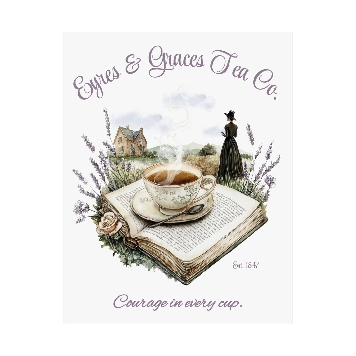 Poster 11″ x 14″ / Matte Design 116A - Art Print The Mystic Eden