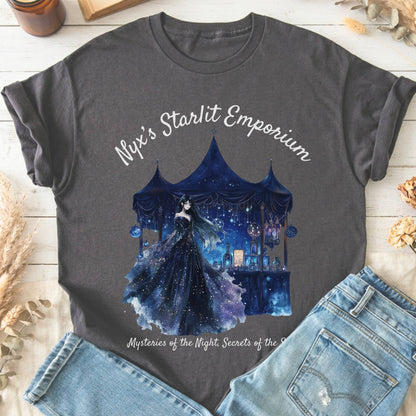 T-Shirts Charcoal / S Nyx's Starlit Emporium Greek Goddess T-Shirt The Mystic Eden