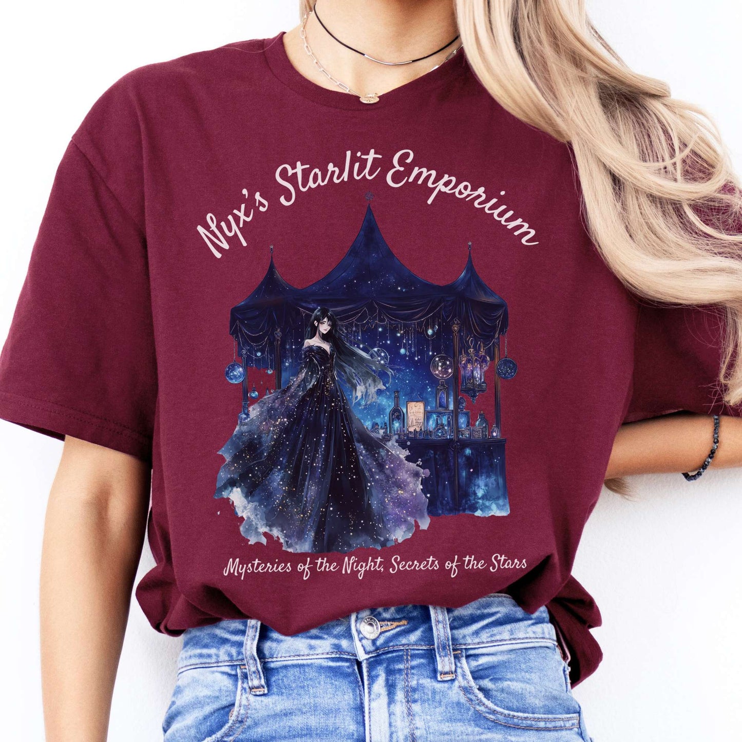 T-Shirts Nyx's Starlit Emporium Greek Goddess T-Shirt The Mystic Eden