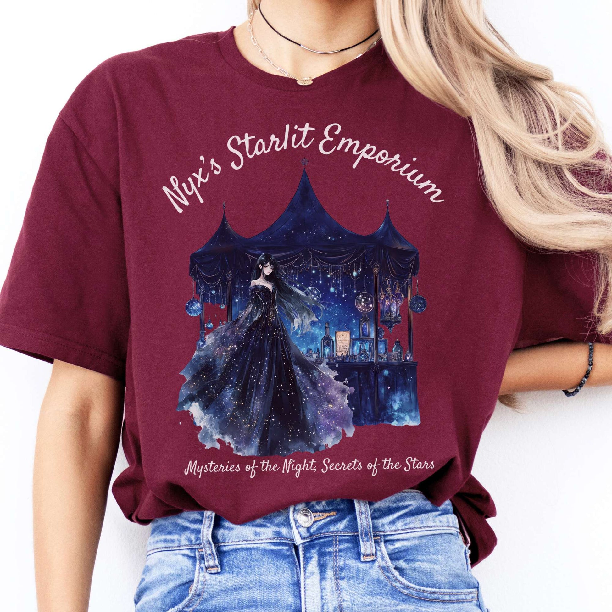 T-Shirts Nyx's Starlit Emporium Greek Goddess T-Shirt The Mystic Eden