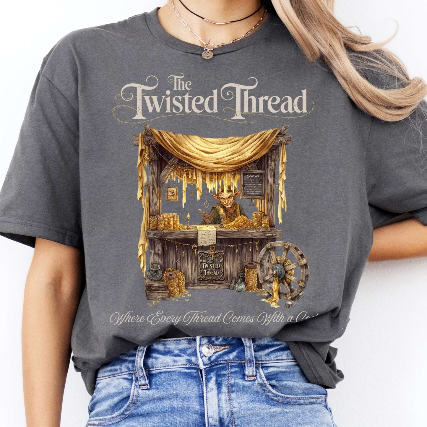 T-Shirts The Twisted Thread Rumpelstiltskin Fairytale T-Shirt The Mystic Eden