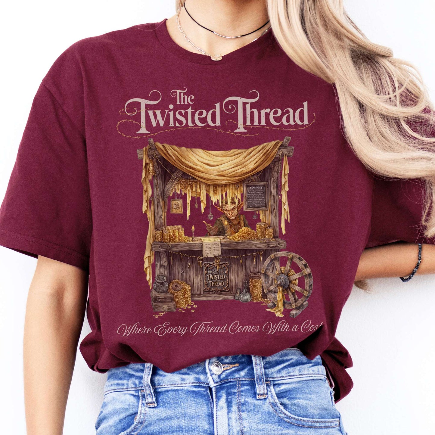 T-Shirts The Twisted Thread Rumpelstiltskin Fairytale T-Shirt The Mystic Eden