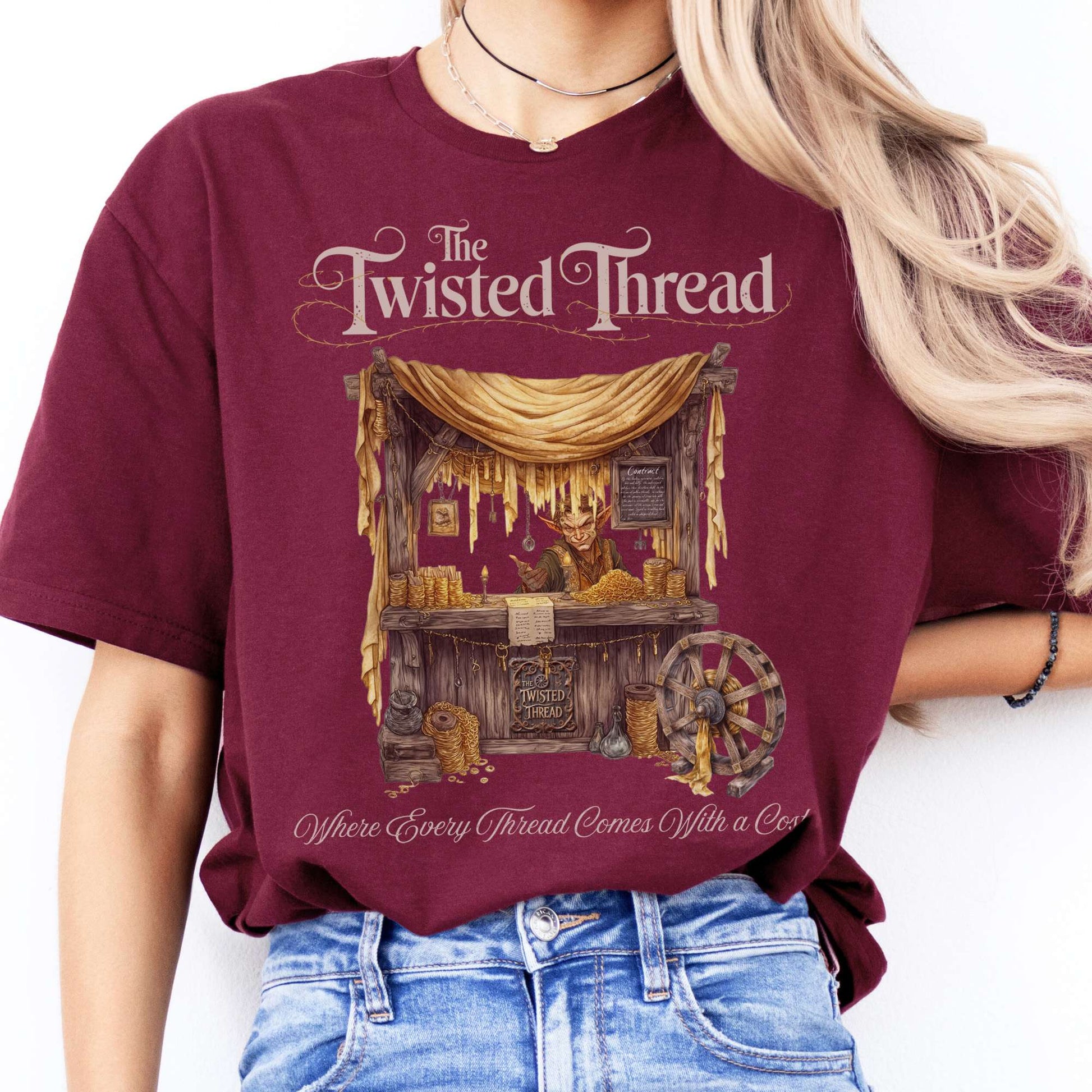 T-Shirts The Twisted Thread Rumpelstiltskin Fairytale T-Shirt The Mystic Eden