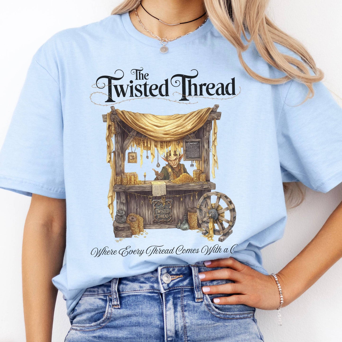 T-Shirts The Twisted Thread Rumpelstiltskin Fairytale T-Shirt The Mystic Eden