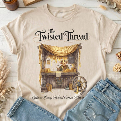 T-Shirts Sand / S The Twisted Thread  Rumpelstiltskin Fairytale T-Shirt The Mystic Eden