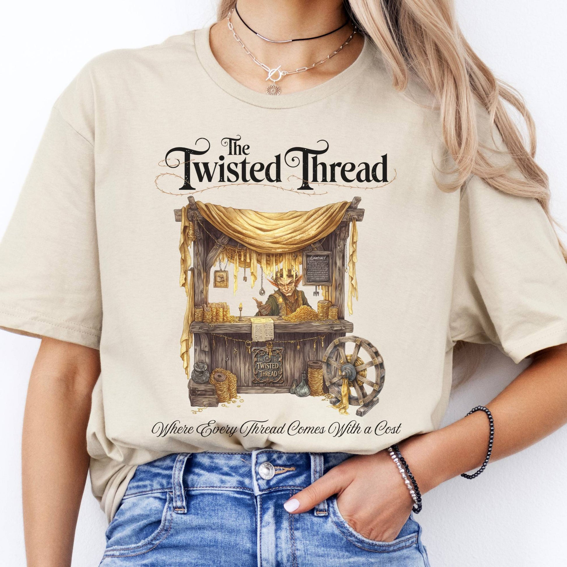 T-Shirts The Twisted Thread Rumpelstiltskin Fairytale T-Shirt The Mystic Eden