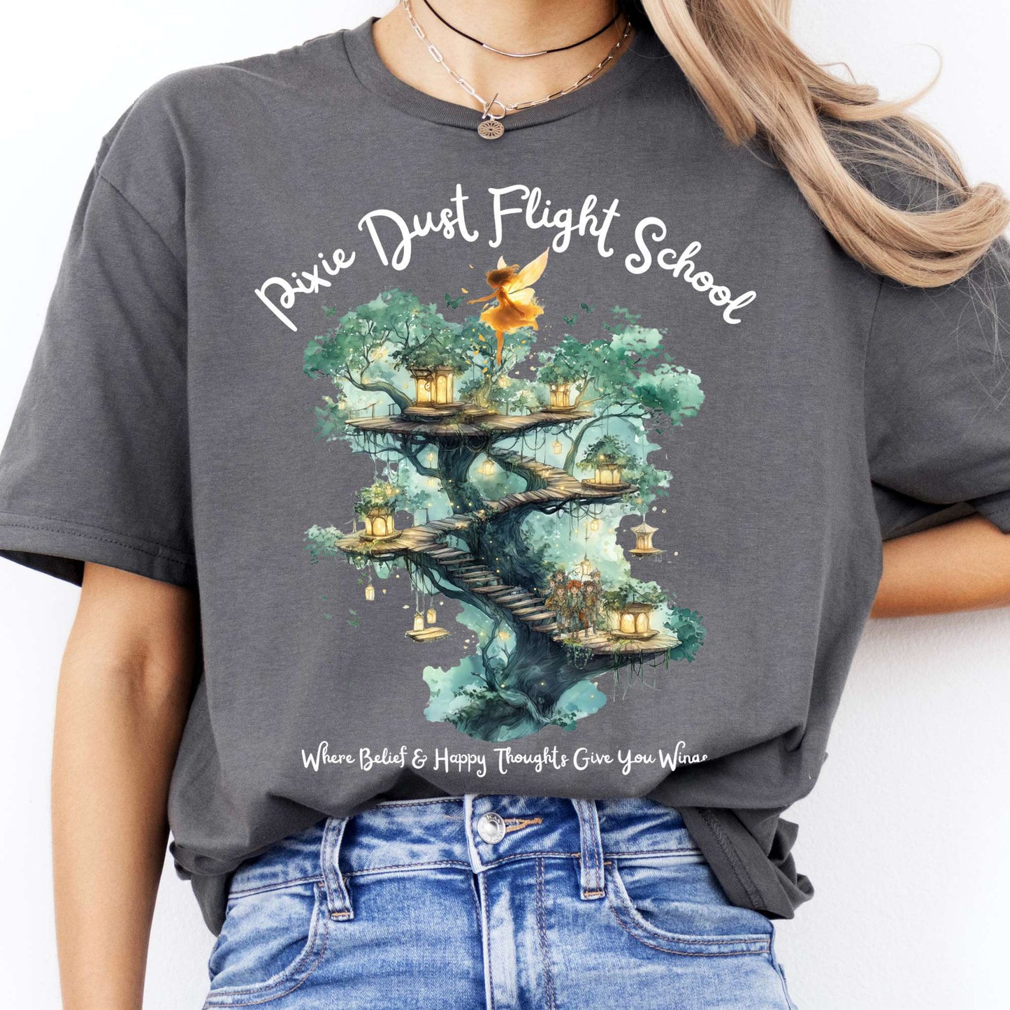 T-Shirts Pixie Dust Flight School Peter Pan T-Shirt The Mystic Eden