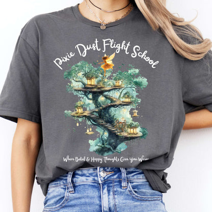 T-Shirts Pixie Dust Flight School Peter Pan T-Shirt The Mystic Eden