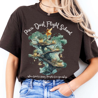 T-Shirts Pixie Dust Flight School Peter Pan T-Shirt The Mystic Eden