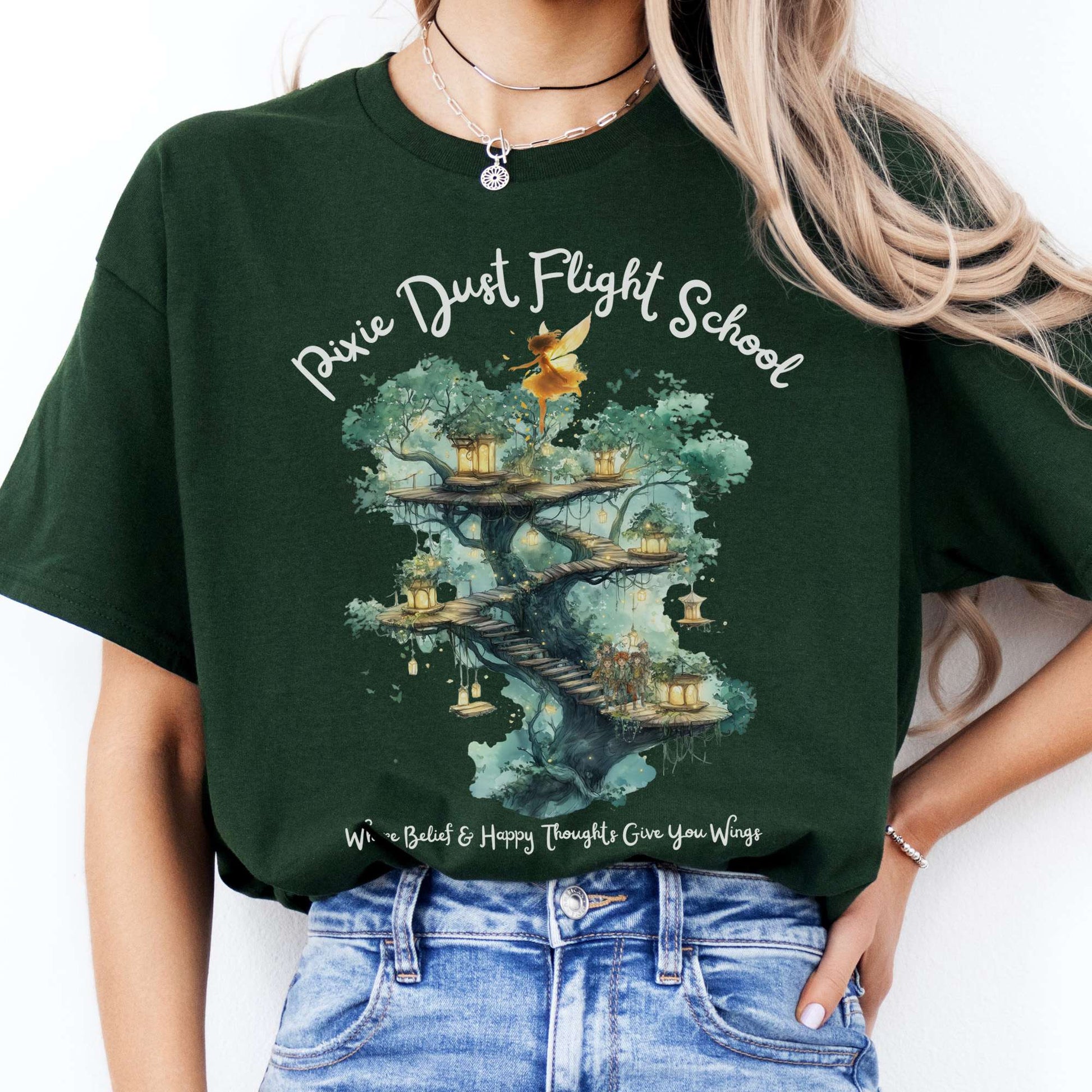 T-Shirts Pixie Dust Flight School Peter Pan T-Shirt The Mystic Eden