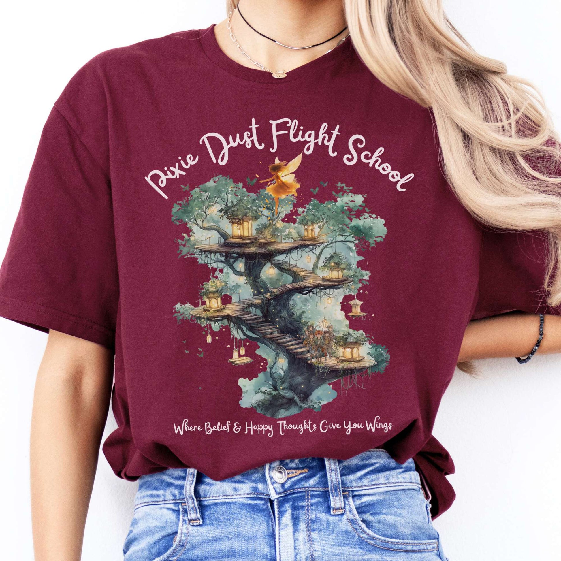T-Shirts Pixie Dust Flight School Peter Pan T-Shirt The Mystic Eden