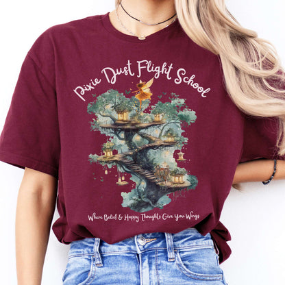 T-Shirts Pixie Dust Flight School Peter Pan T-Shirt The Mystic Eden