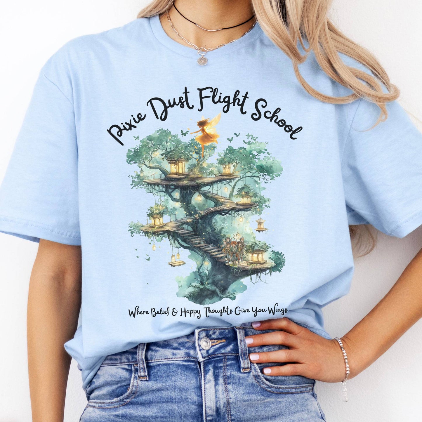 T-Shirts Pixie Dust Flight School Peter Pan T-Shirt The Mystic Eden
