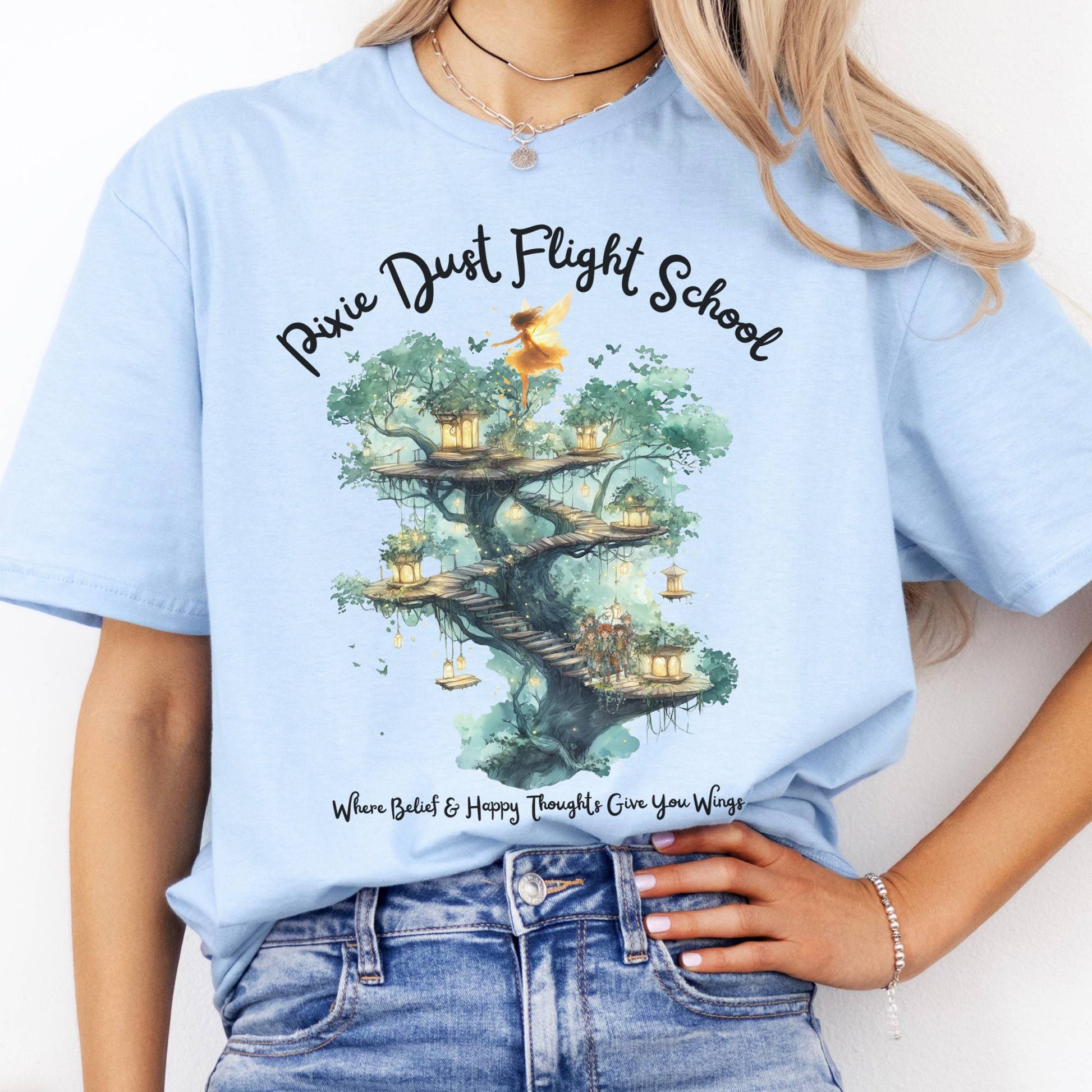 T-Shirts Pixie Dust Flight School Peter Pan T-Shirt The Mystic Eden