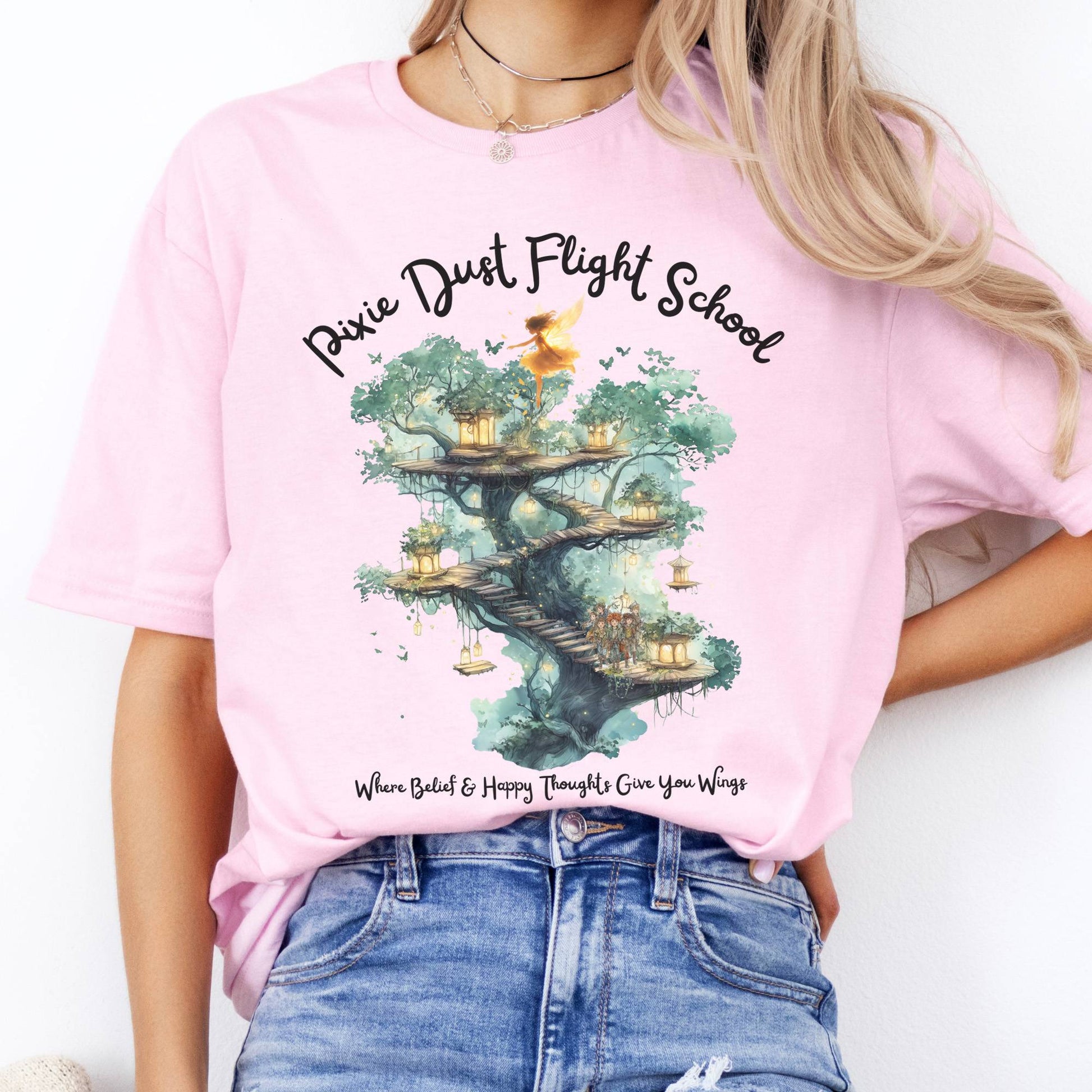 T-Shirts Pixie Dust Flight School Peter Pan T-Shirt The Mystic Eden