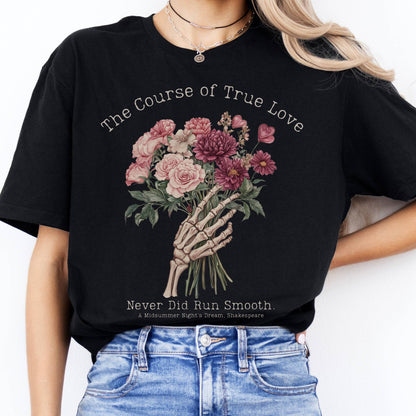 T-Shirts The Course of True Love Never Did Run Smooth Shakespeare T-Shirt The Mystic Eden