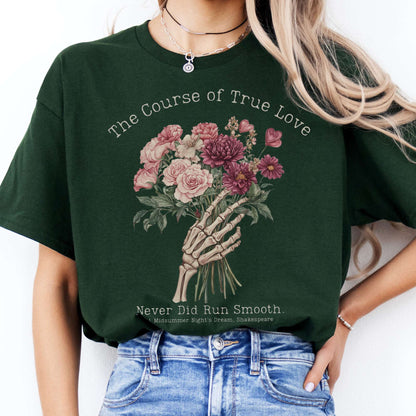 T-Shirts The Course of True Love Never Did Run Smooth Shakespeare T-Shirt The Mystic Eden
