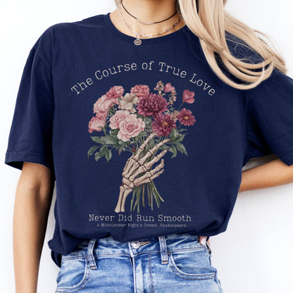 T-Shirts The Course of True Love Never Did Run Smooth Shakespeare T-Shirt The Mystic Eden