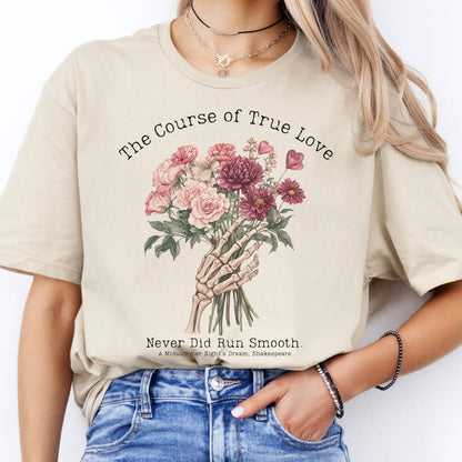 T-Shirts The Course of True Love Never Did Run Smooth Shakespeare T-Shirt The Mystic Eden