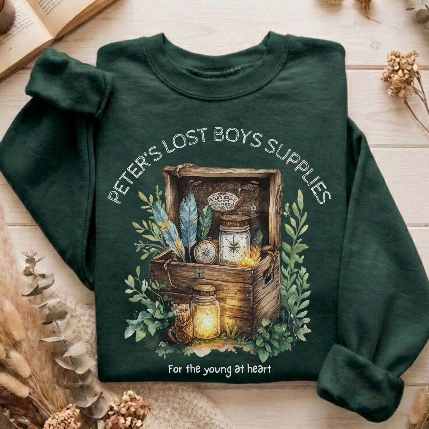 Sweatshirt Forest Green / S Design 122 Sweatshirt The Mystic Eden