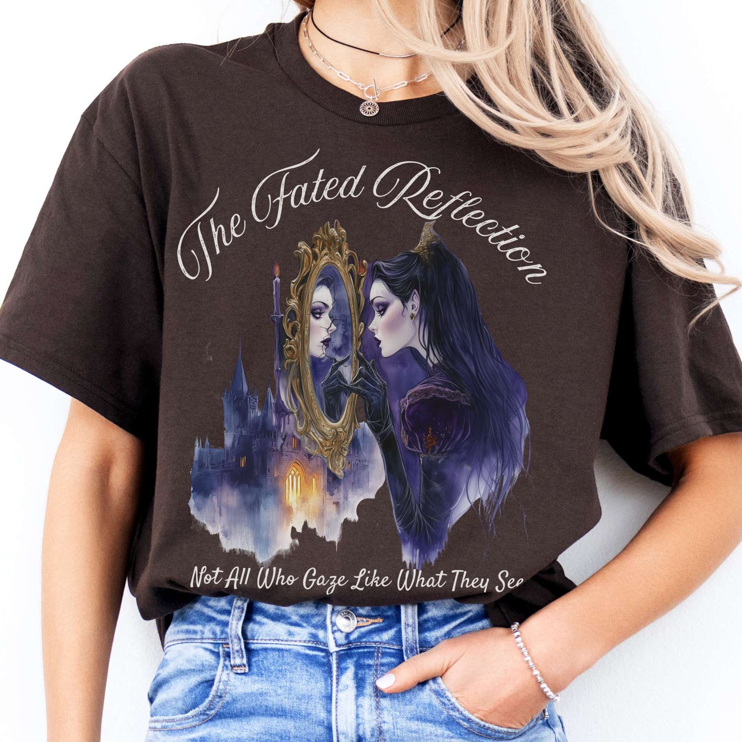T-Shirts The Fated Reflection Evil Queen Fairytale T-Shirt The Mystic Eden