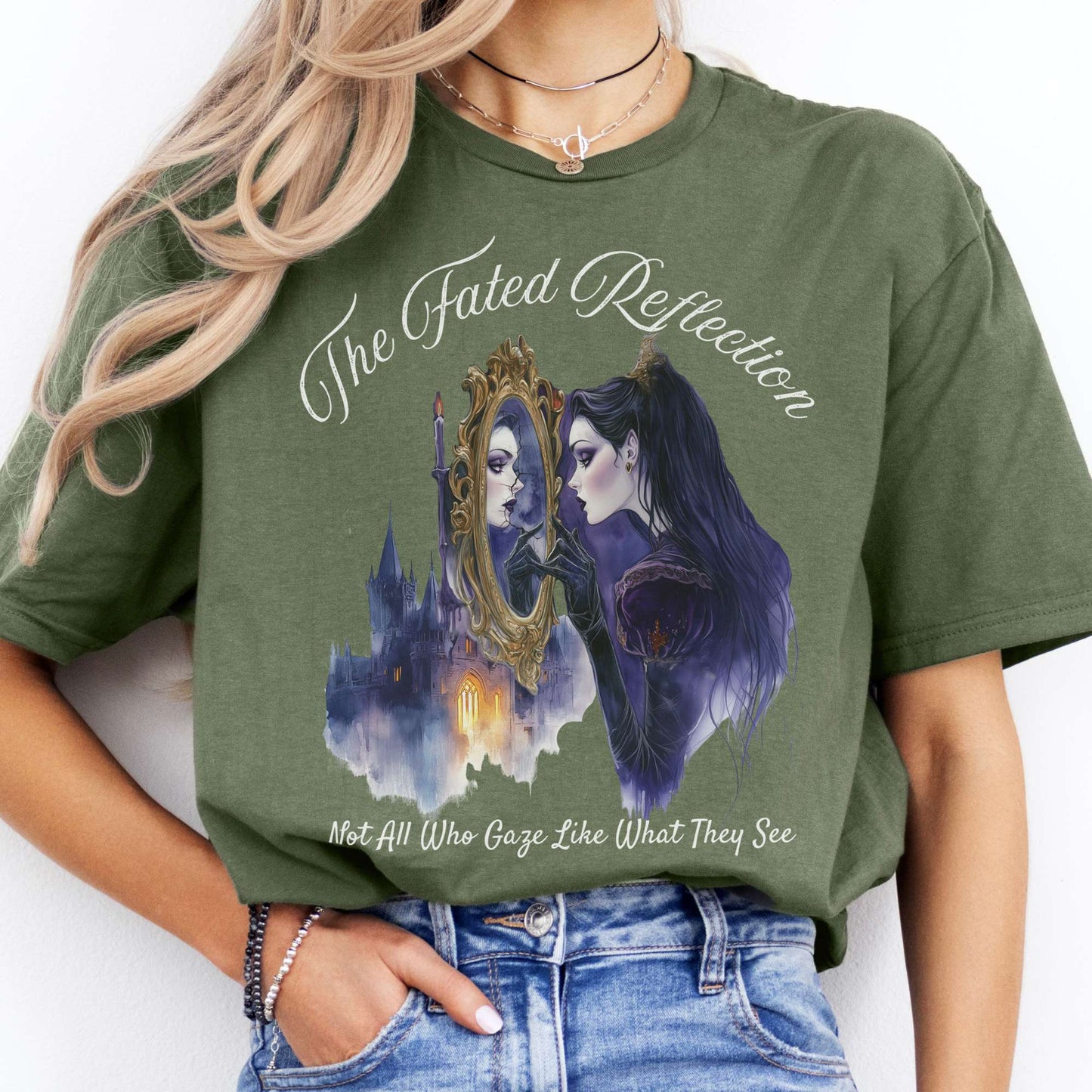 T-Shirts The Fated Reflection Evil Queen Fairytale T-Shirt The Mystic Eden