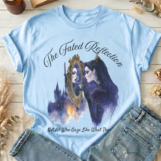 T-Shirts Light Blue / S The Fated Reflection Evil Queen Fairytale T-Shirt The Mystic Eden