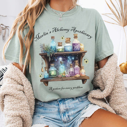 Merlin's Alchemy Apothecary Tee