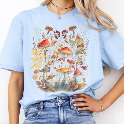 T-Shirt Mushroom Cottagecore T-Shirt The Mystic Eden