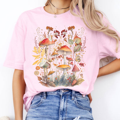 T-Shirt Mushroom Cottagecore T-Shirt The Mystic Eden