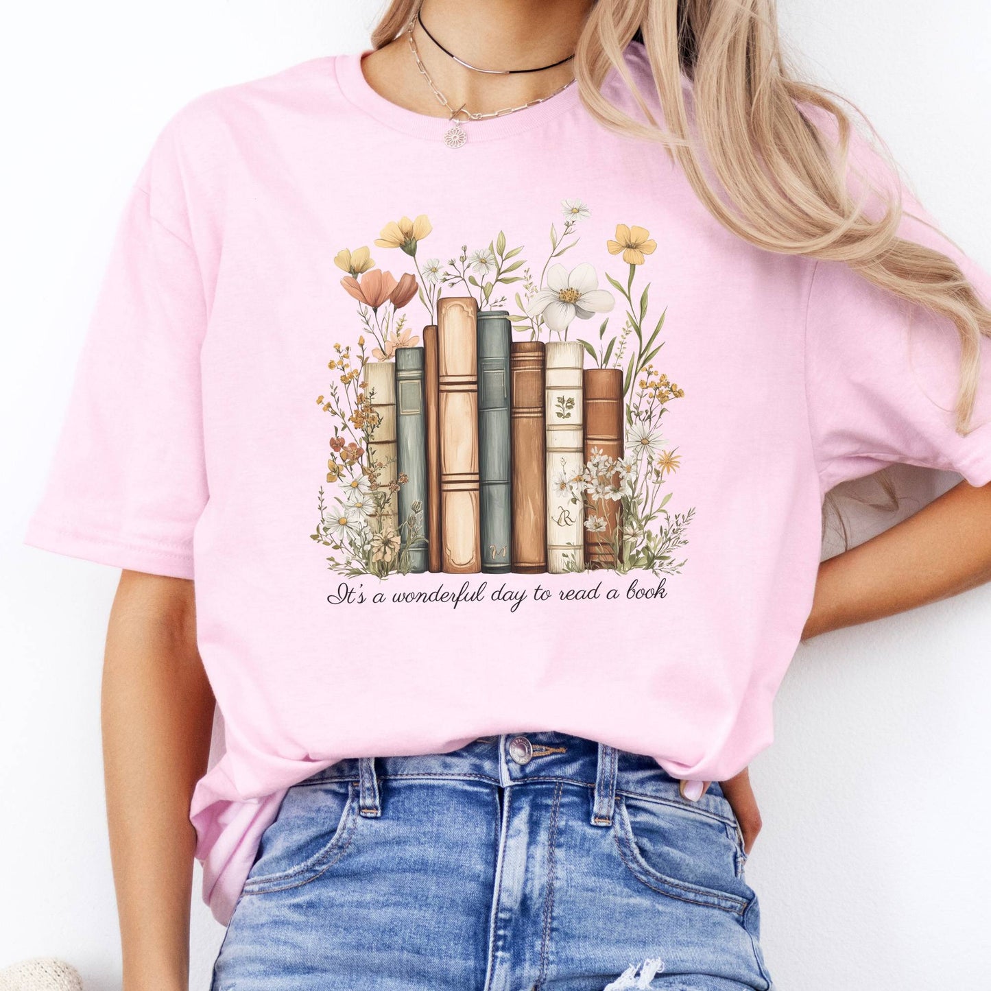 T-Shirt It's A Wonderful Day To Read A Book T-Shirt The Mystic Eden