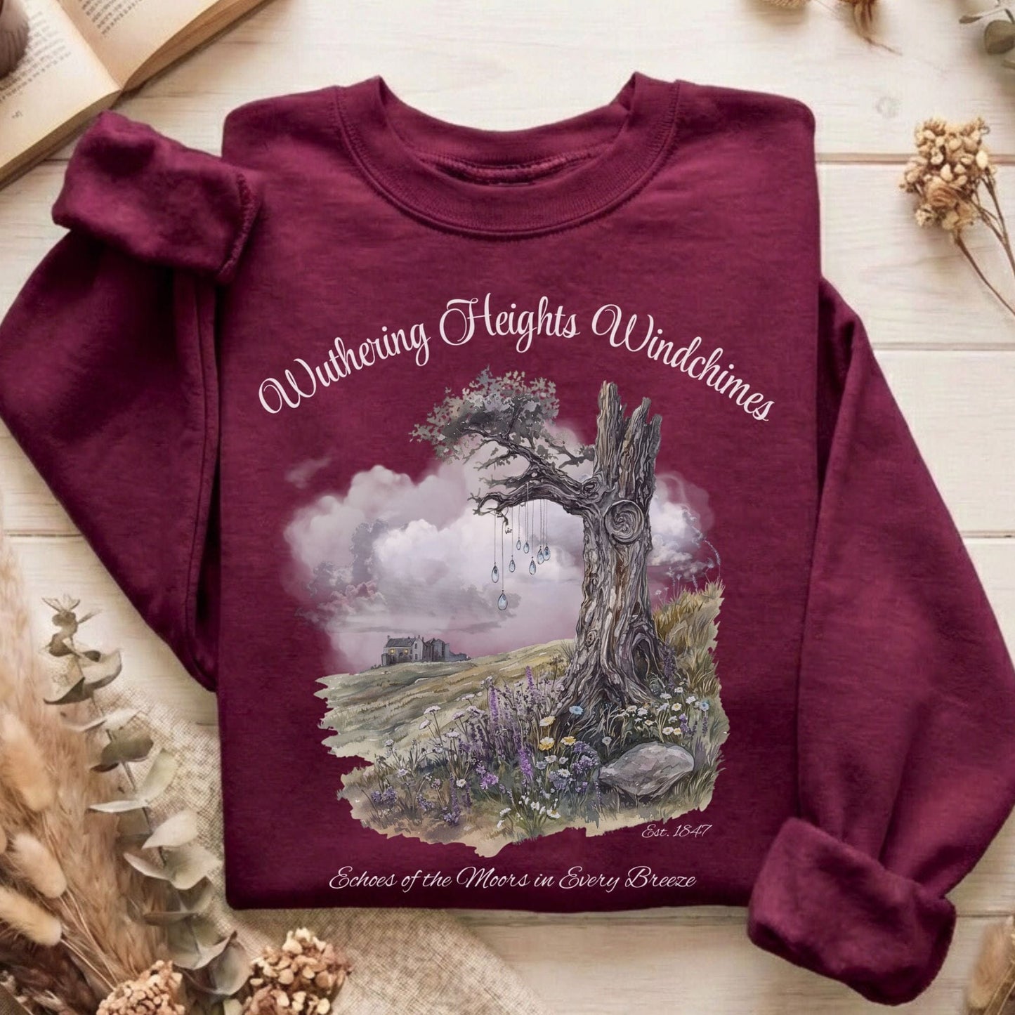 Sweatshirt Maroon / S Design 115 Sweatshirt The Mystic Eden