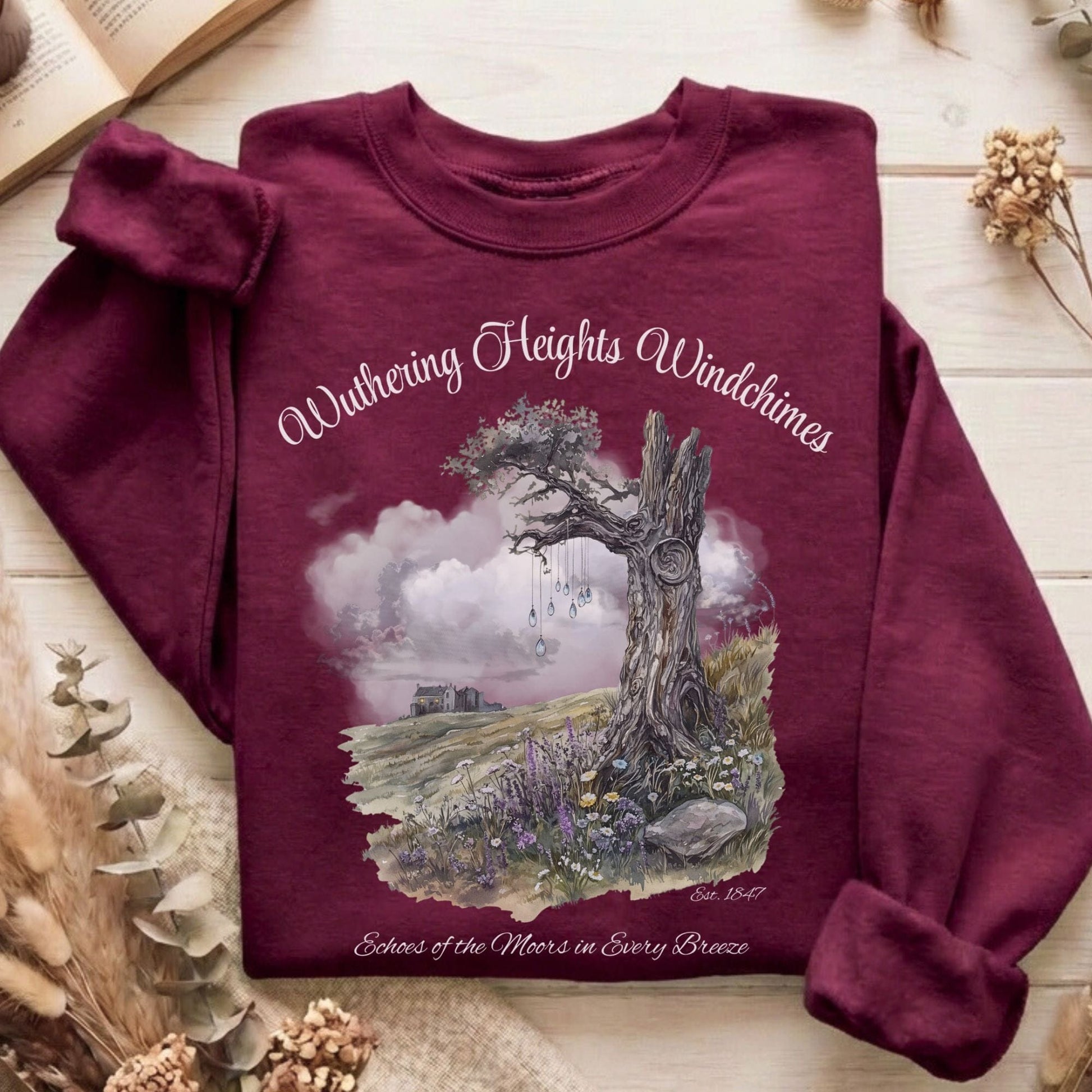 Sweatshirt Maroon / S Design 115 Sweatshirt The Mystic Eden