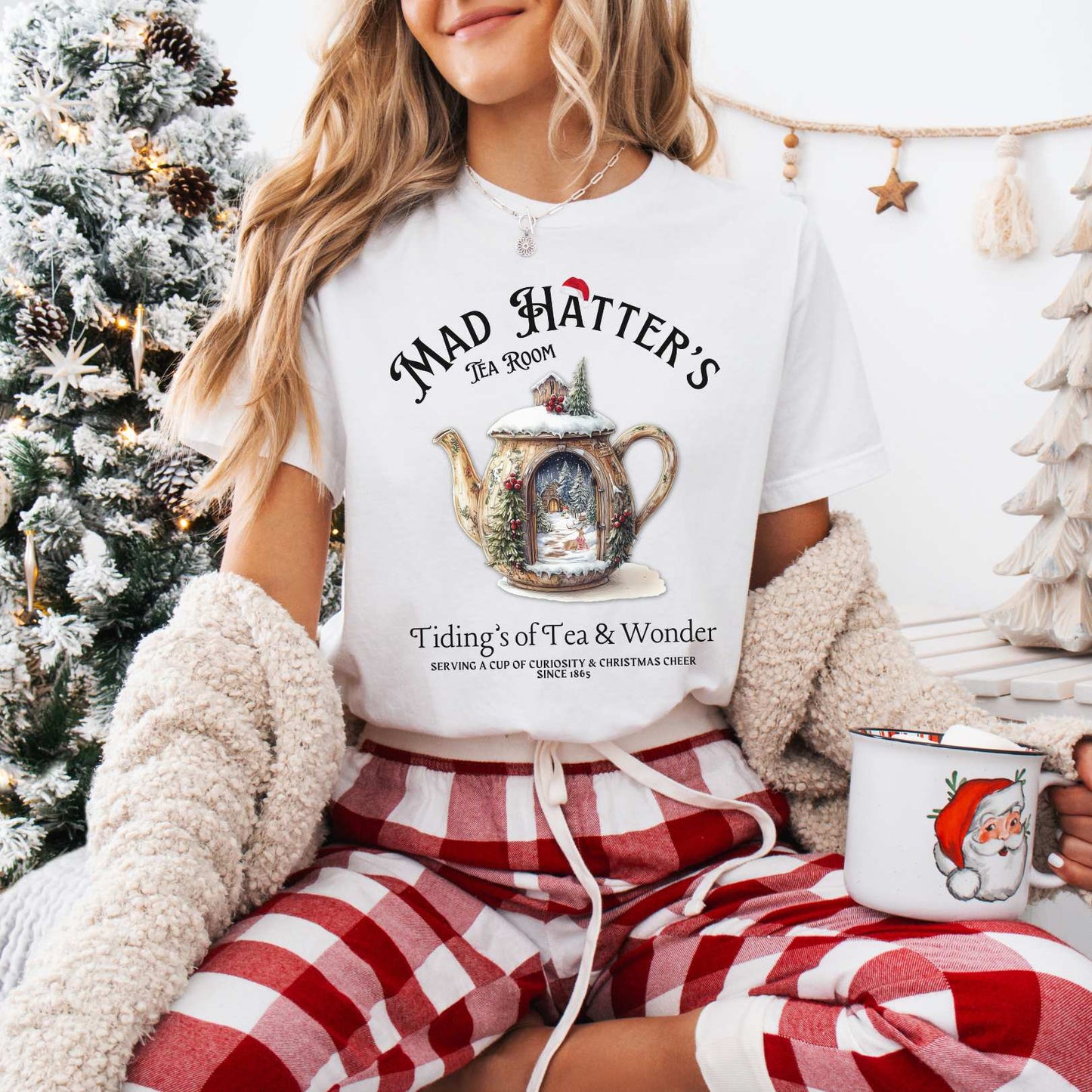 Mad Hatter's Tea Room Christmas Edition Tee