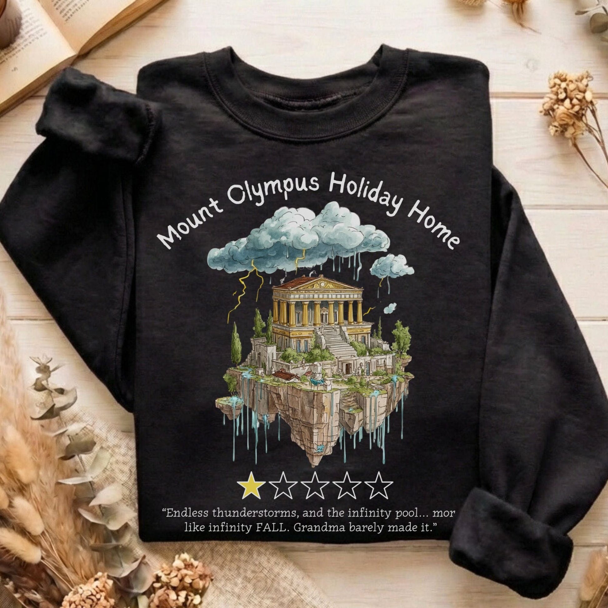 Sweatshirt Black / S Design 104 Sweatshirt The Mystic Eden
