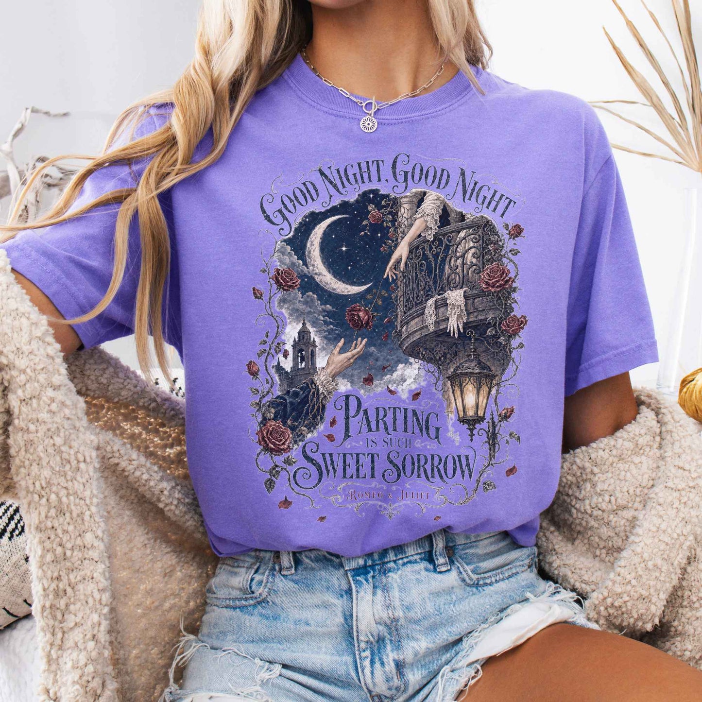 T-Shirt Violet / S Design 340 T-Shirt The Mystic Eden