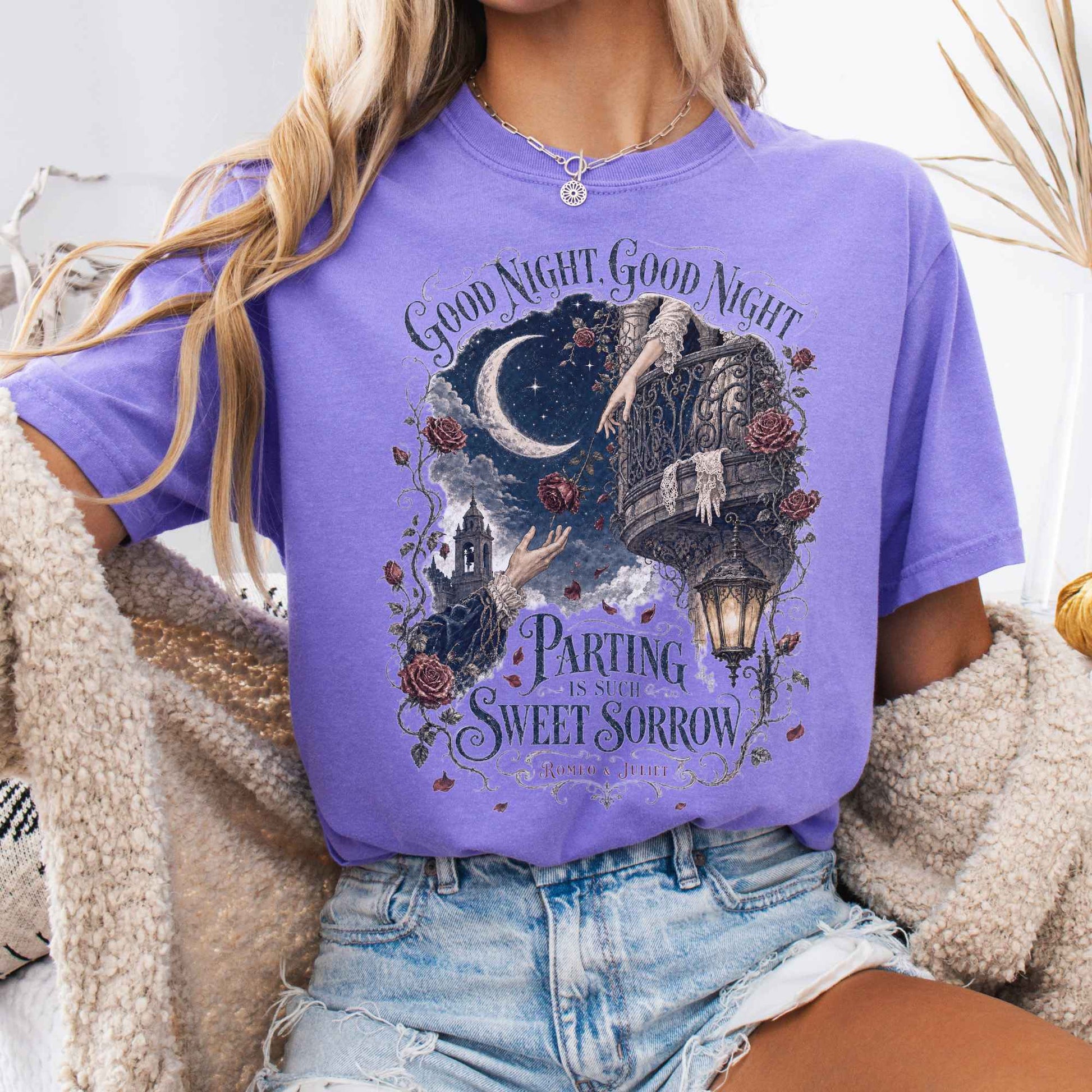 T-Shirt Violet / S Design 340 T-Shirt The Mystic Eden