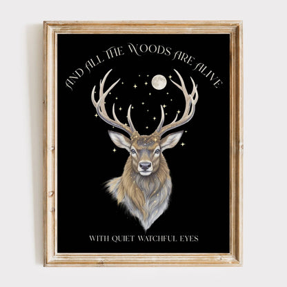 Art Prints 11″ x 14″ / Matte Design 282A - Art Print The Mystic Eden