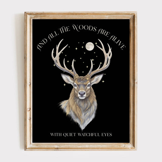 Art Prints 11″ x 14″ / Matte Design 282A - Art Print The Mystic Eden