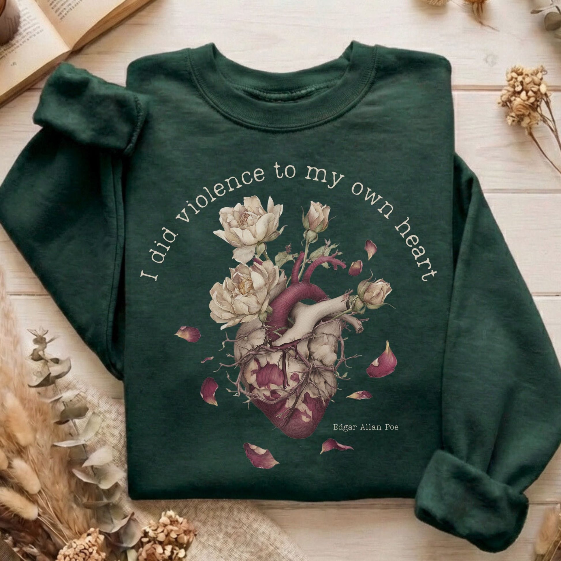 Sweatshirt Forest Green / S Design 252 Crewneck Sweatshirt The Mystic Eden