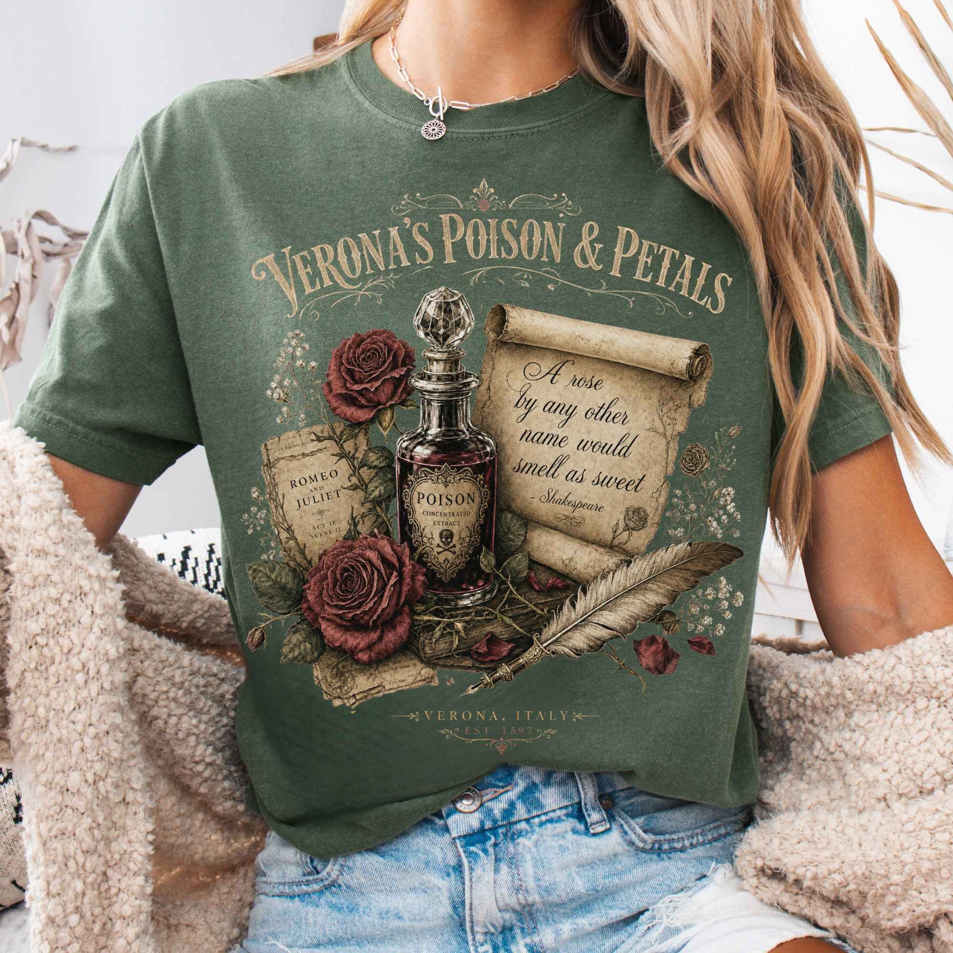 T-Shirt Moss / S Design 335 T-Shirt The Mystic Eden