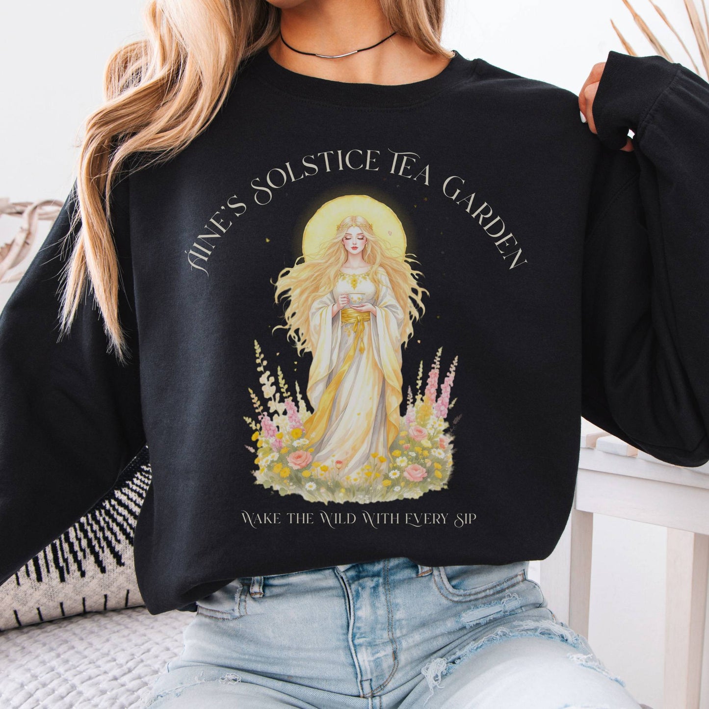 Sweatshirts Design 275 Crewneck Sweatshirt The Mystic Eden