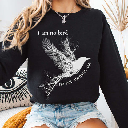 I am no Bird Jane Eyre Charlotte Brontë Bookish Sweatshirt