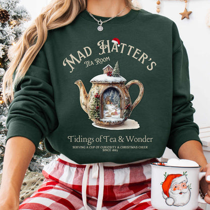 Mad Hatter's Tea Room Christmas Edition Sweatshirt