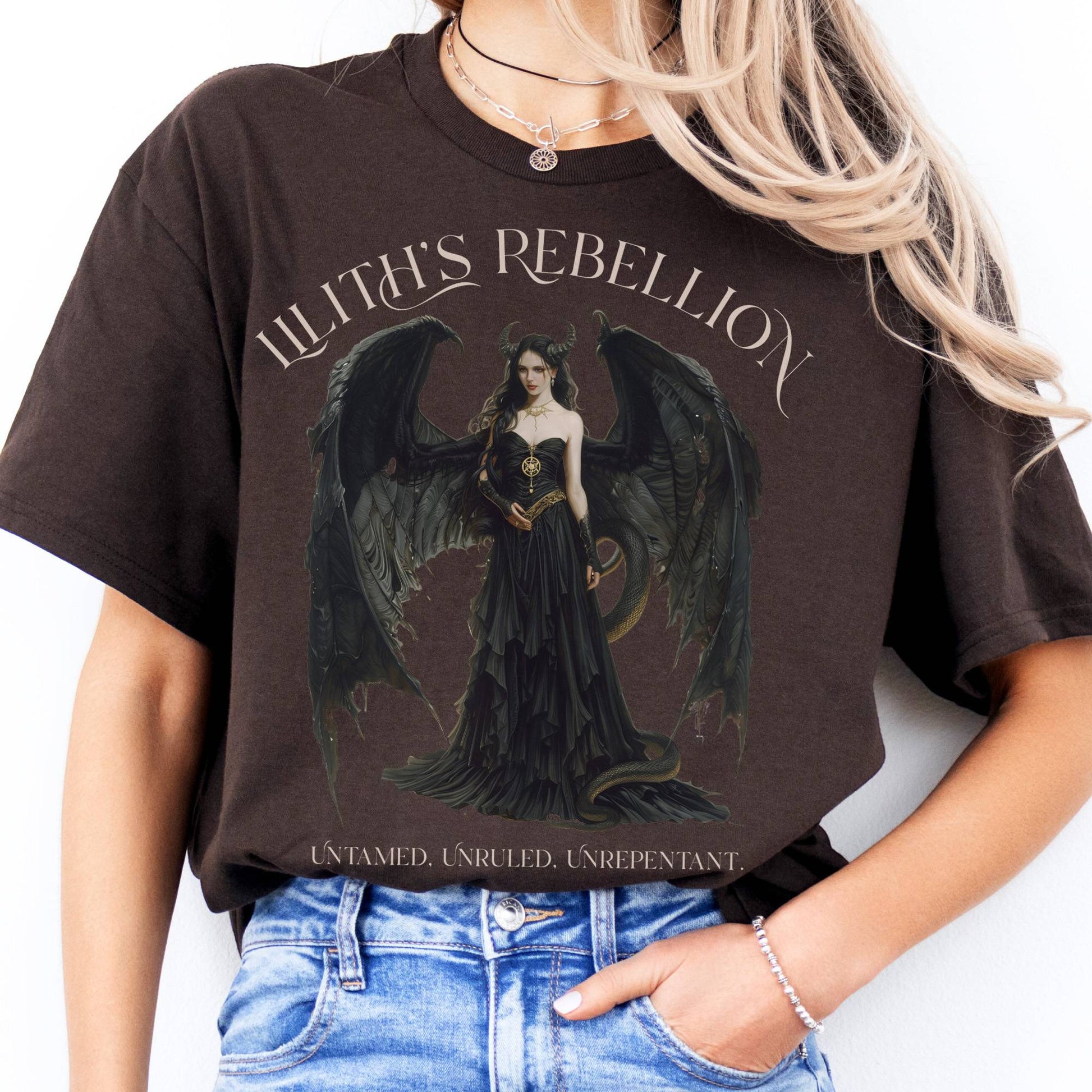 T-Shirt Lilith's Rebellion Mythology T-Shirt The Mystic Eden