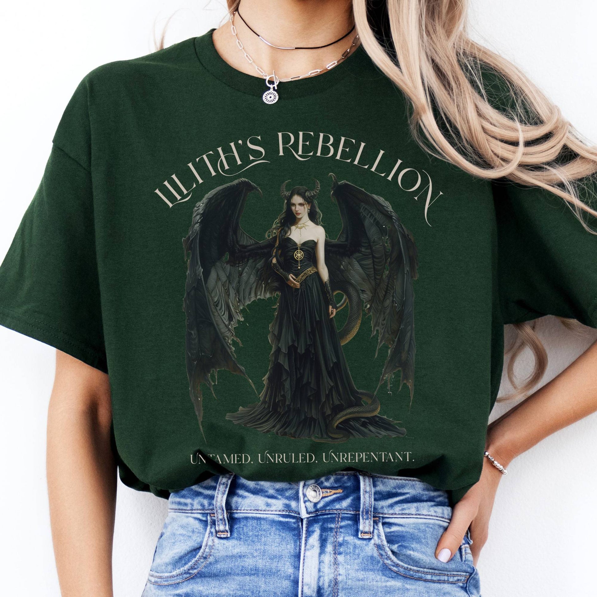 T-Shirt Lilith's Rebellion Mythology T-Shirt The Mystic Eden