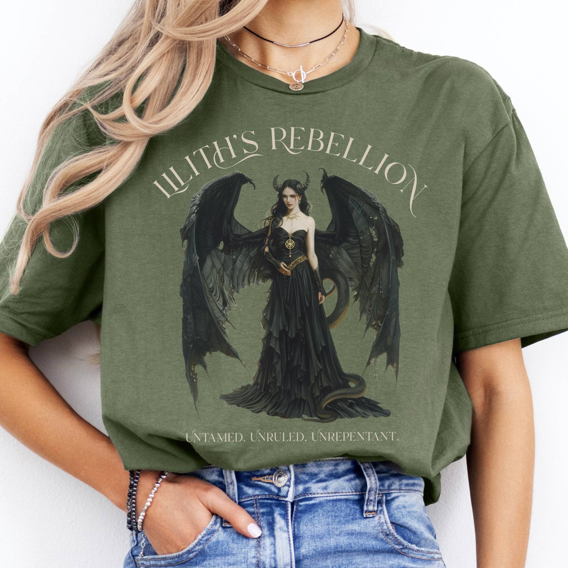 T-Shirt Lilith's Rebellion Mythology T-Shirt The Mystic Eden