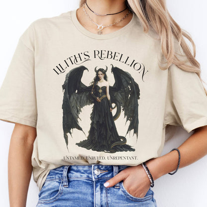 T-Shirt Lilith's Rebellion Mythology T-Shirt The Mystic Eden