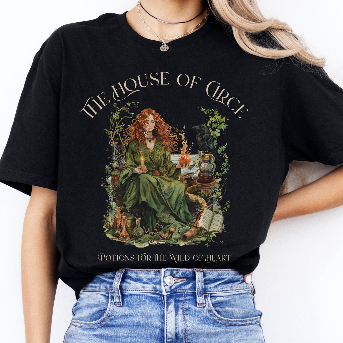 T-Shirt The House of Circe Mythology T-Shirt The Mystic Eden